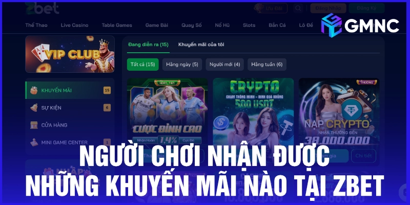 Người chơi nhận được những khuyến mãi nào tại Zbet