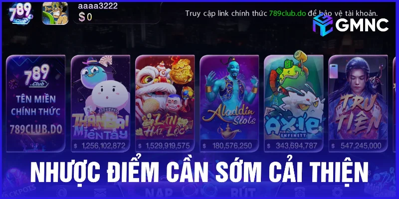 Nhược điểm cần sớm cải thiện