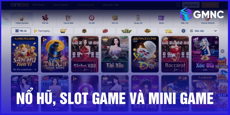Nổ hũ, slot game và mini game