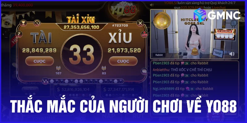 Thắc mắc của người chơi về Yo88