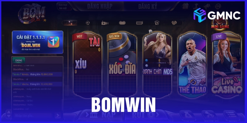 Bomwin - Cổng Game Đổi Thưởng Đẳng Cấp Quốc Tế