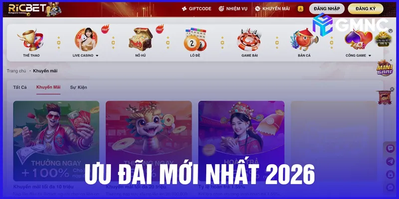 Ưu đãi mới nhất 2026