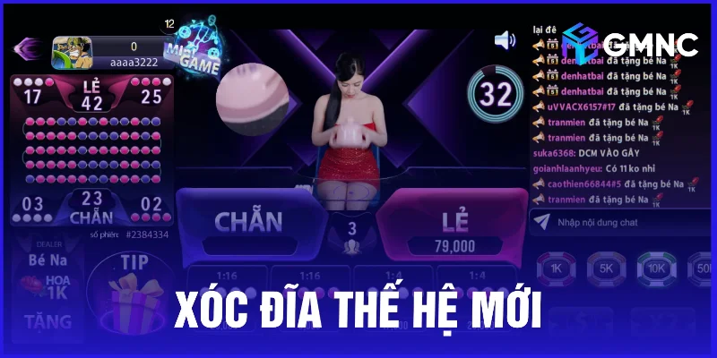 Xóc đĩa thế hệ mới hấp dẫn